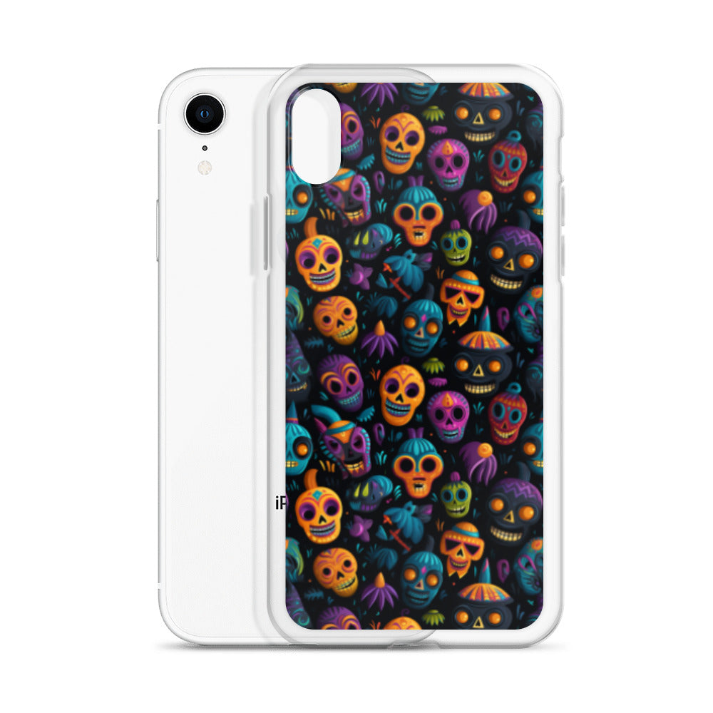 Clear Case for iPhone® Halloween Masks
