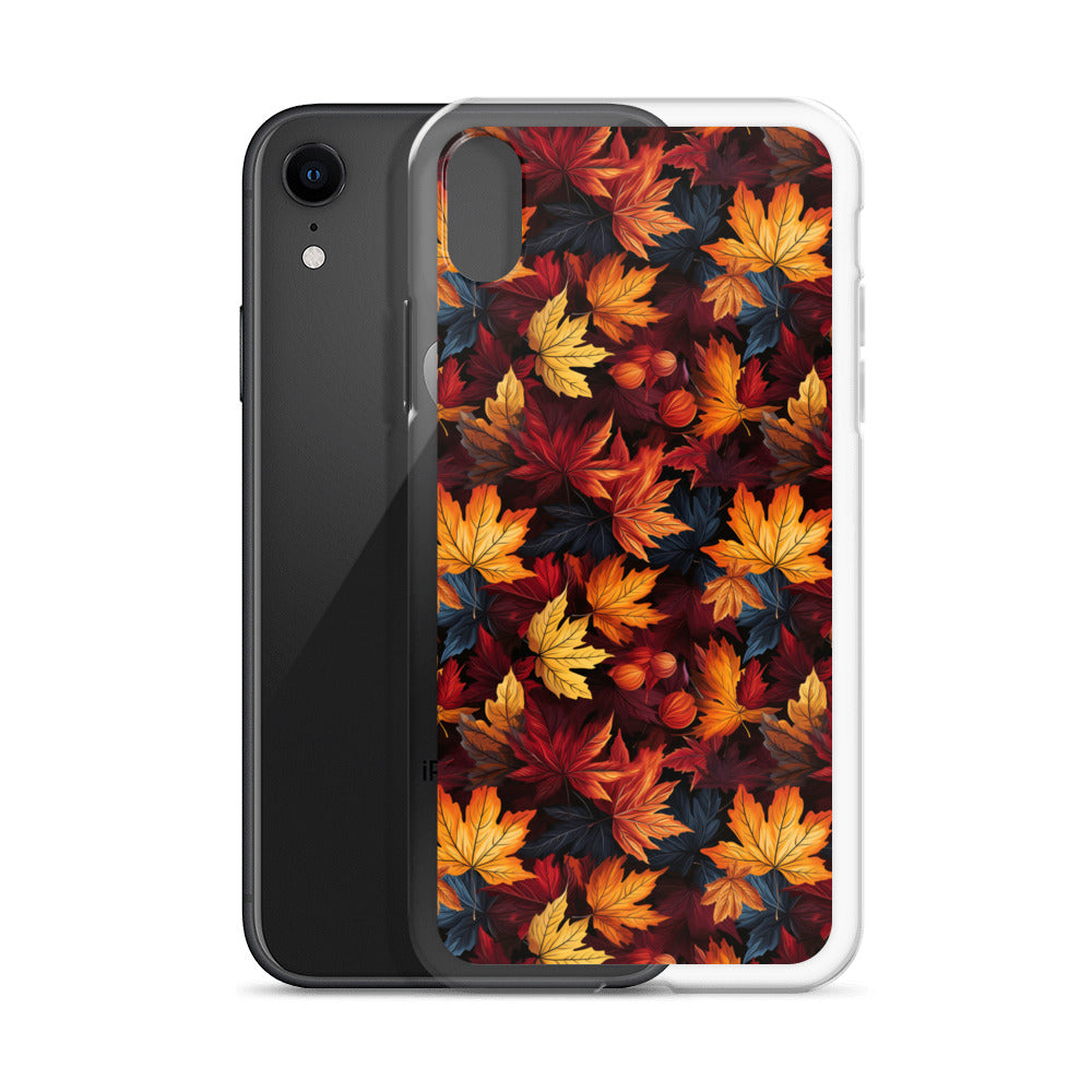 Clear Case for iPhone® Autumn Leaves Scatter