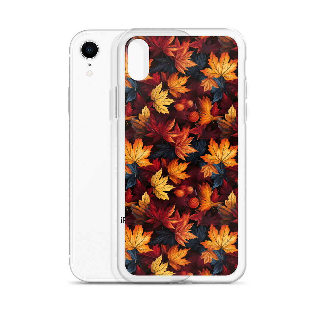 Clear Case for iPhone® Autumn Leaves Scatter