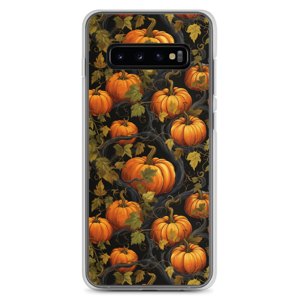 Clear Case for Samsung® Halloween Pumpkin Harvest