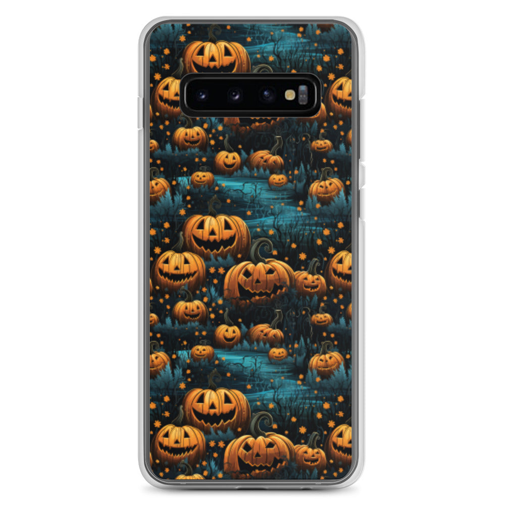Clear Case for Samsung® Halloween Pumpkin Patch