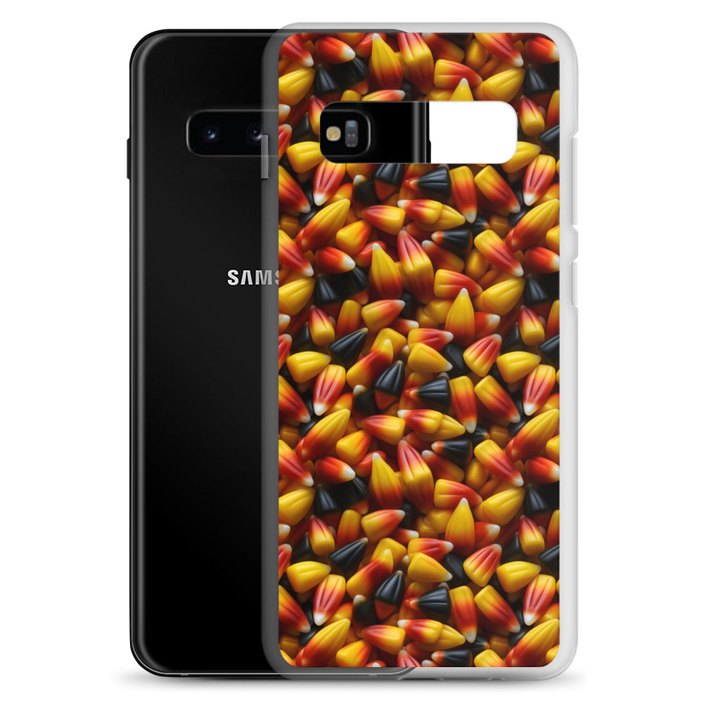 Clear Case for Samsung® Halloween Candy Corn #3