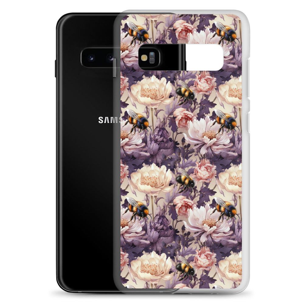 Clear Case for Samsung® Floral Bee #51