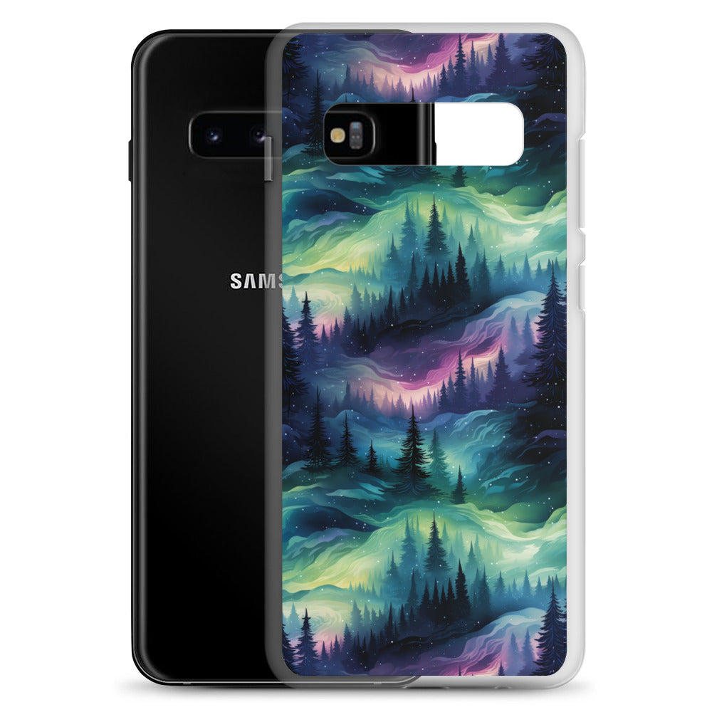 Clear Case for Samsung® Winter Fashion Northern Lights