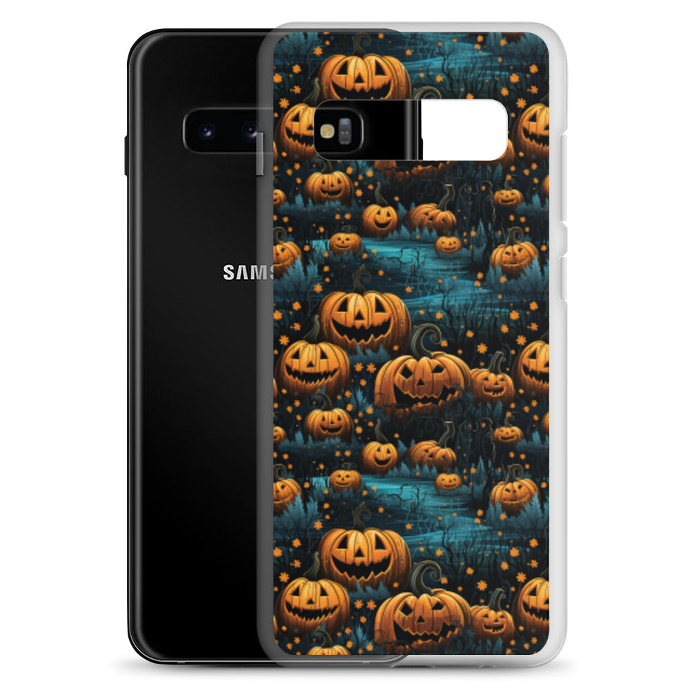 Clear Case for Samsung® Halloween Pumpkin Patch