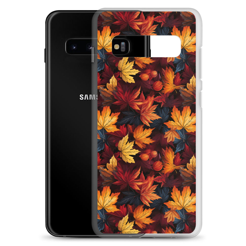 Clear Case for Samsung® Autumn Leaves Scatter