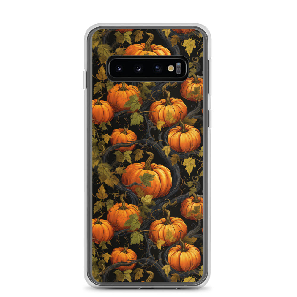 Clear Case for Samsung® Halloween Pumpkin Harvest