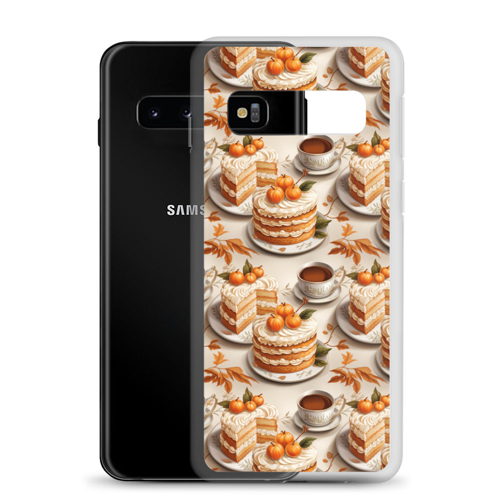Clear Case for Samsung® Fall Fashion Autumn Spice and Pumpkin Pie