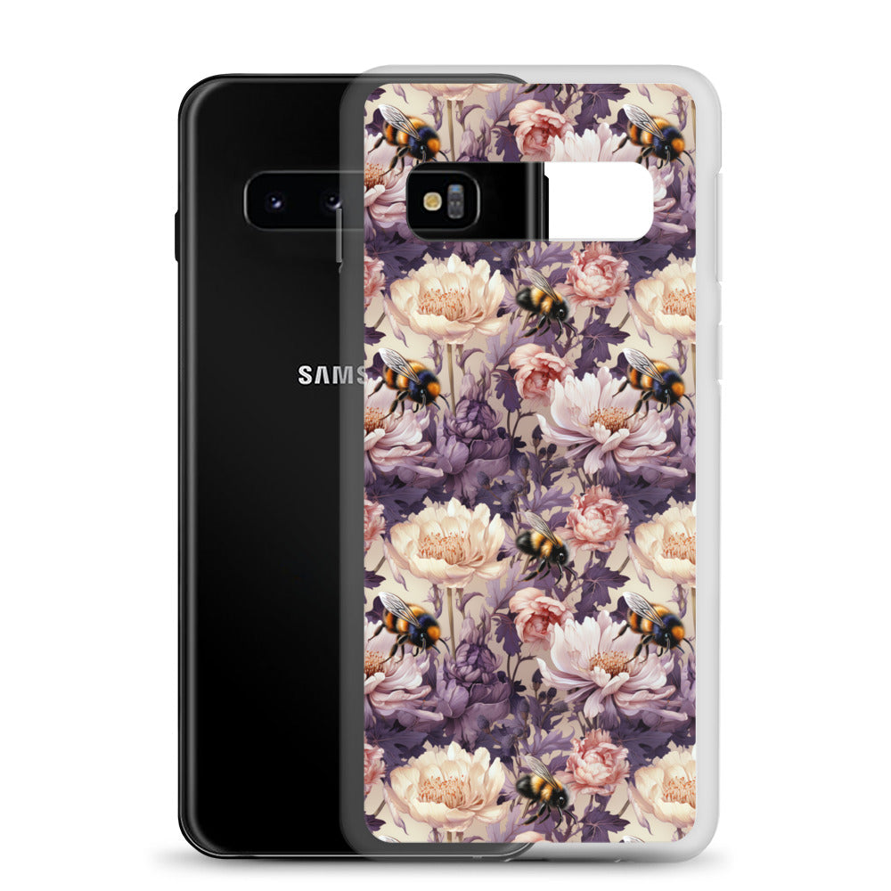 Clear Case for Samsung® Floral Bee #51