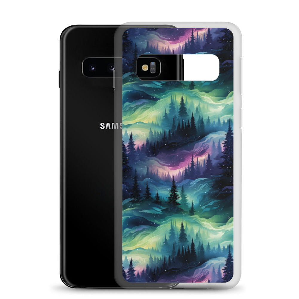 Clear Case for Samsung® Winter Fashion Northern Lights