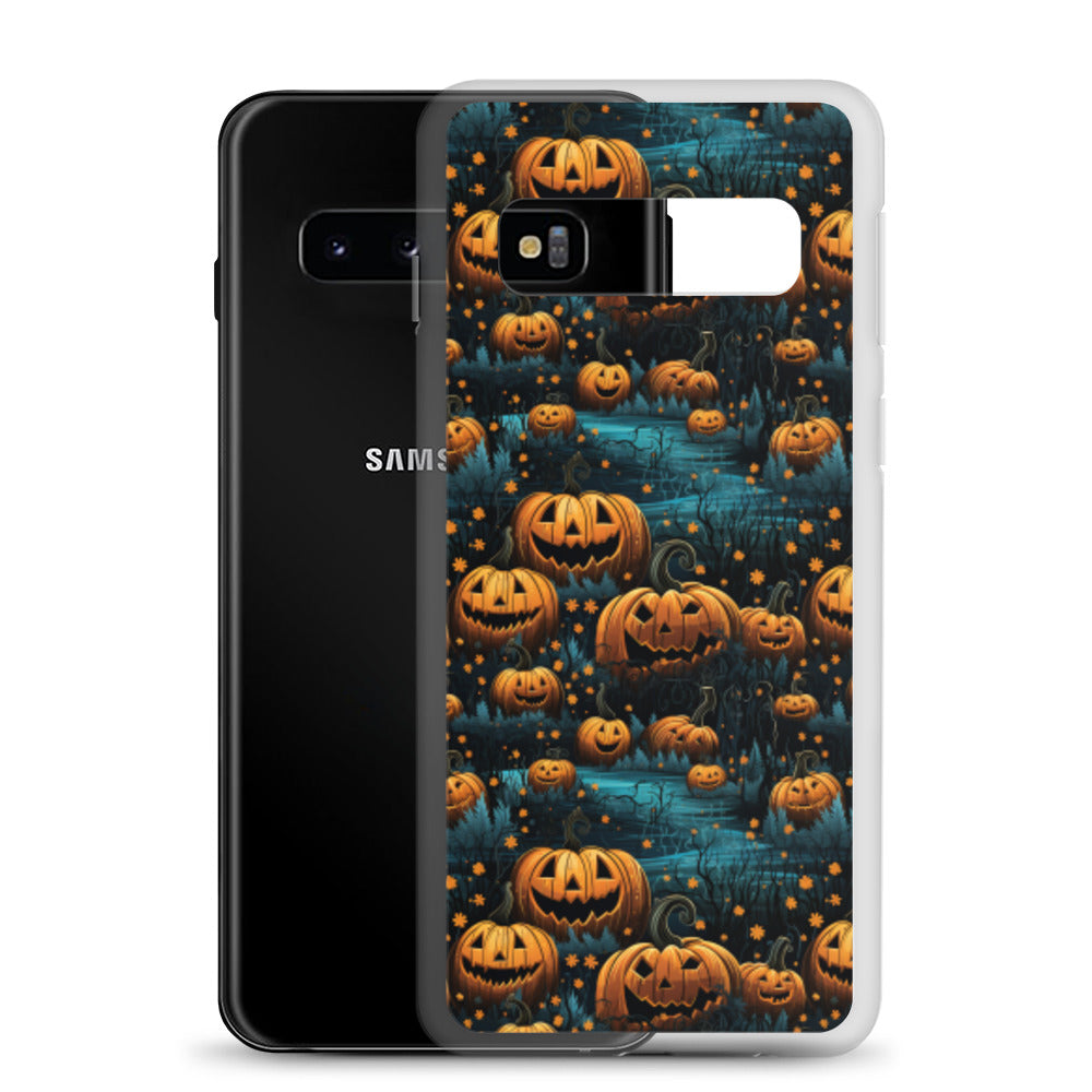 Clear Case for Samsung® Halloween Pumpkin Patch