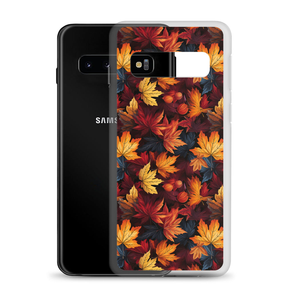 Clear Case for Samsung® Autumn Leaves Scatter