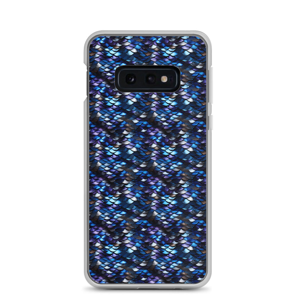 Clear Case for Samsung® Dragon Scale Blue