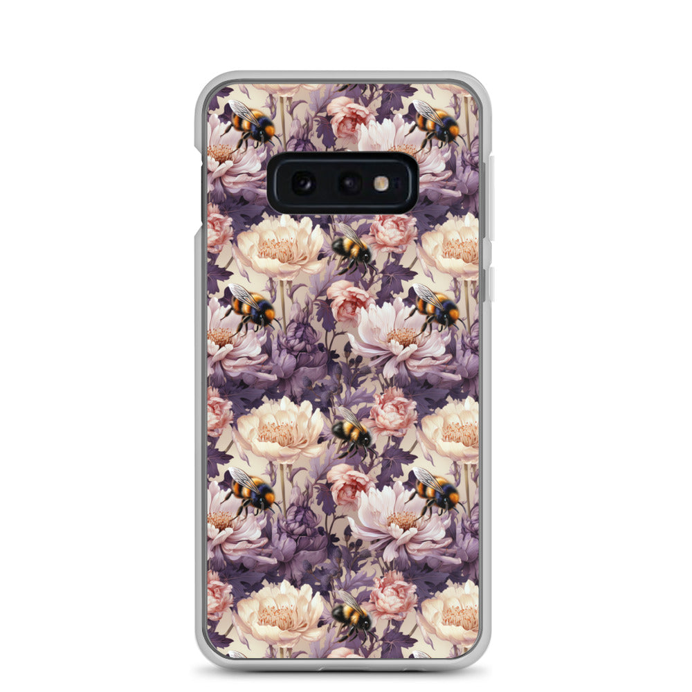 Clear Case for Samsung® Floral Bee #51