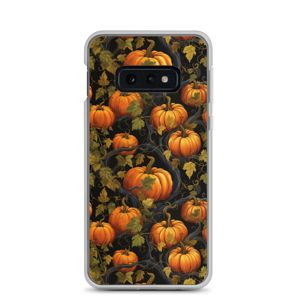 Clear Case for Samsung® Halloween Pumpkin Harvest