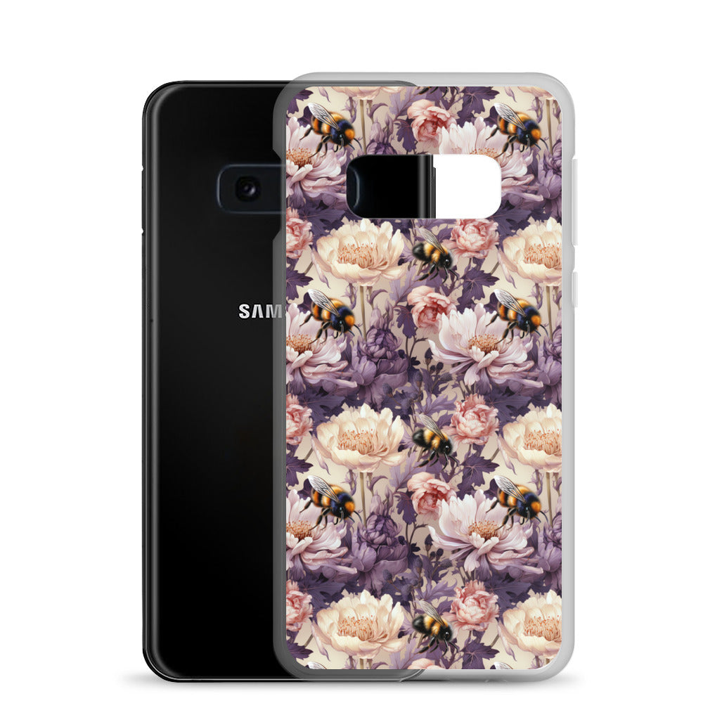 Clear Case for Samsung® Floral Bee #51