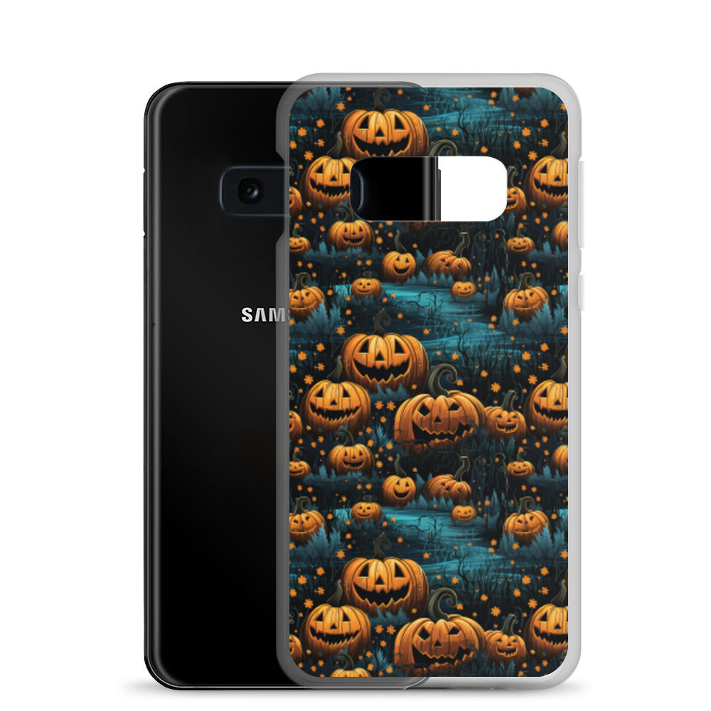 Clear Case for Samsung® Halloween Pumpkin Patch