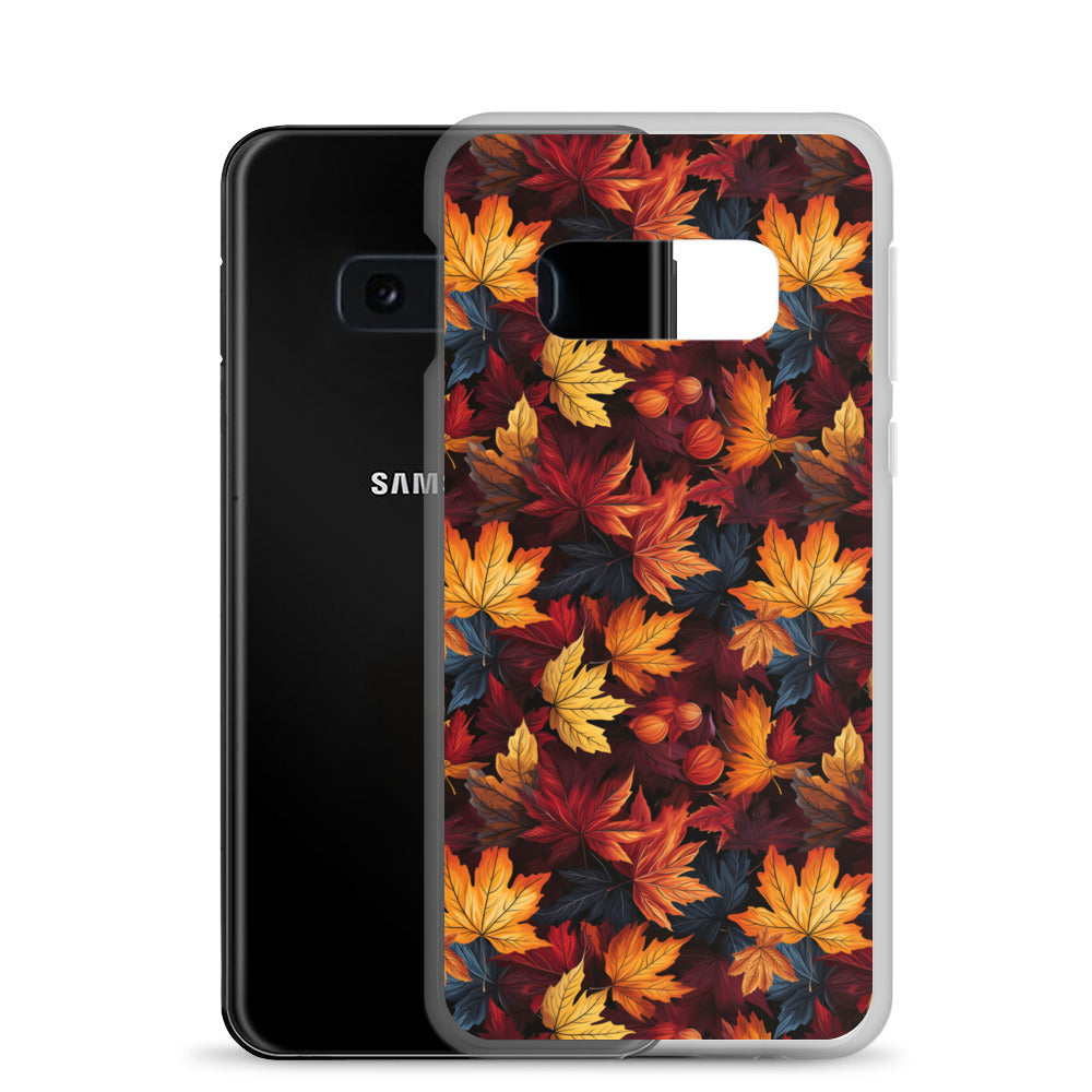 Clear Case for Samsung® Autumn Leaves Scatter