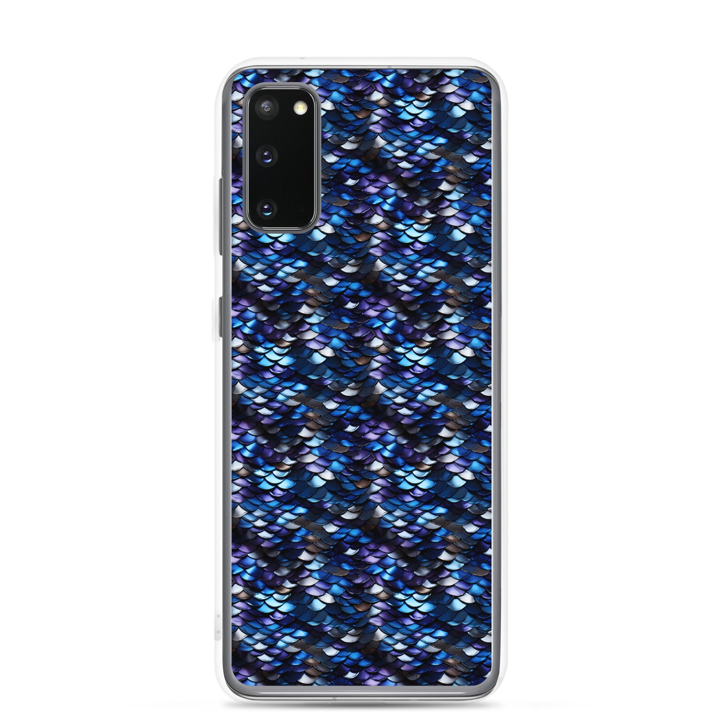 Clear Case for Samsung® Dragon Scale Blue