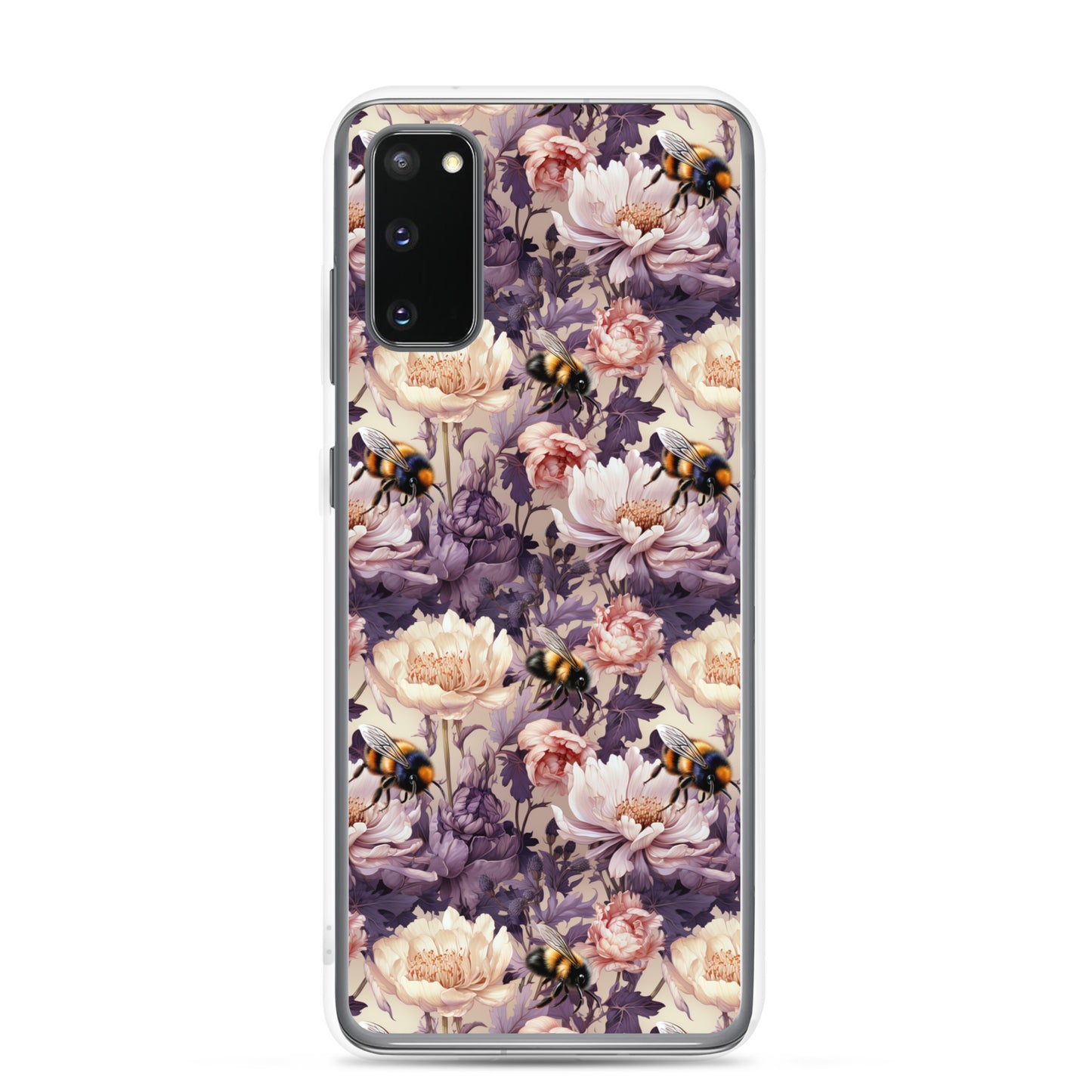 Clear Case for Samsung® Floral Bee #51