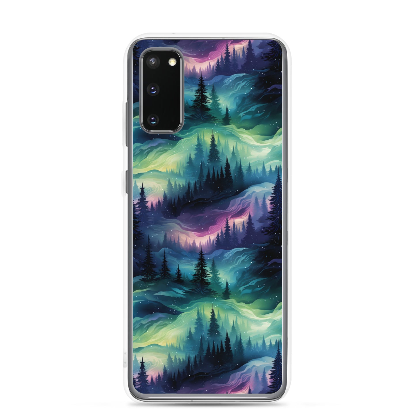 Clear Case for Samsung® Winter Fashion Northern Lights
