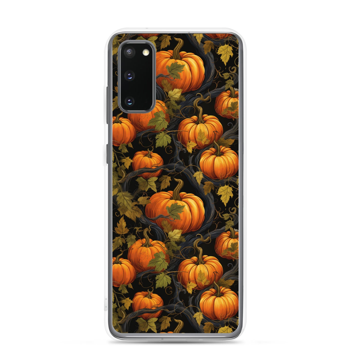Clear Case for Samsung® Halloween Pumpkin Harvest