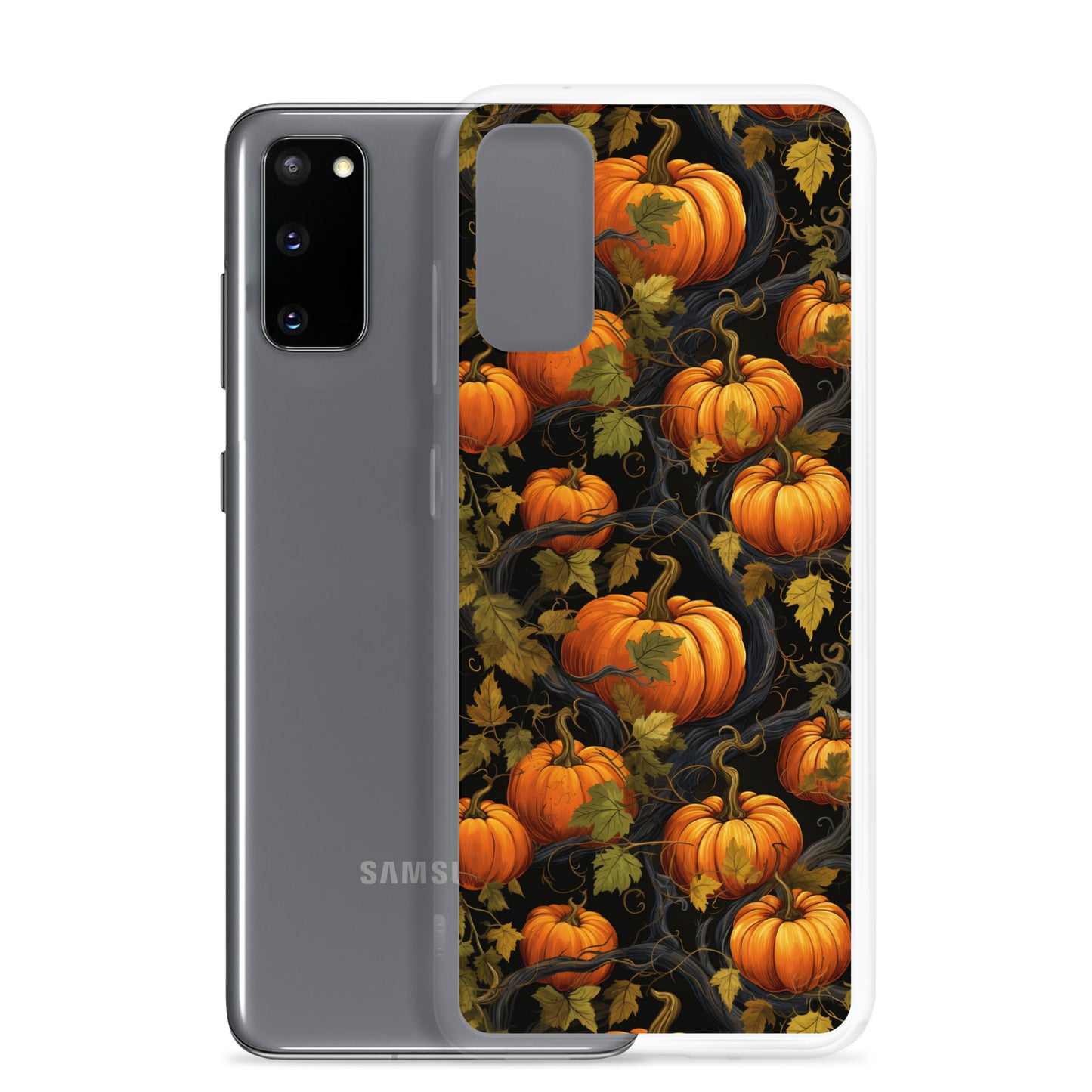 Clear Case for Samsung® Halloween Pumpkin Harvest