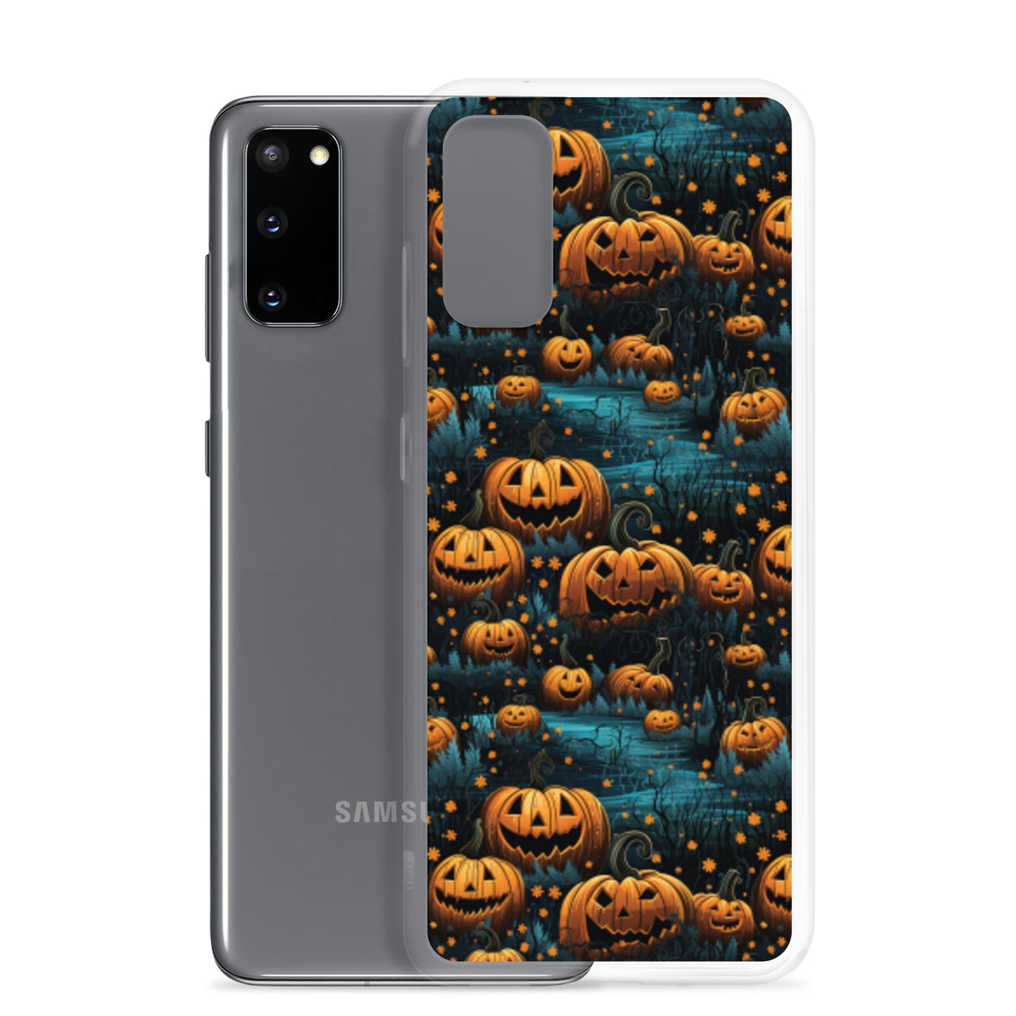 Clear Case for Samsung® Halloween Pumpkin Patch