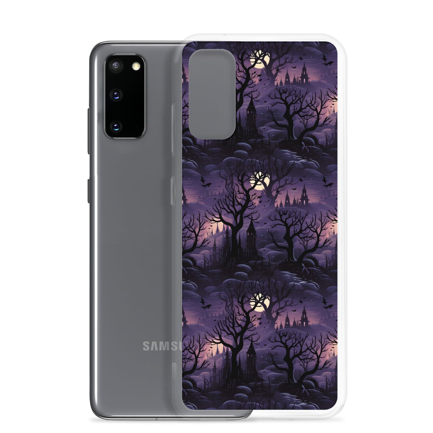 Clear Case for Samsung® Halloween Spooky Forest