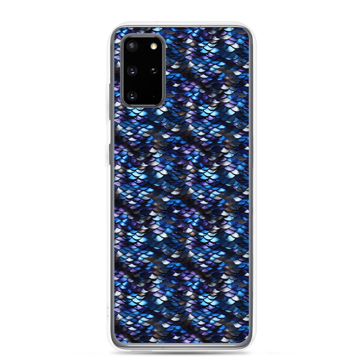 Clear Case for Samsung® Dragon Scale Blue