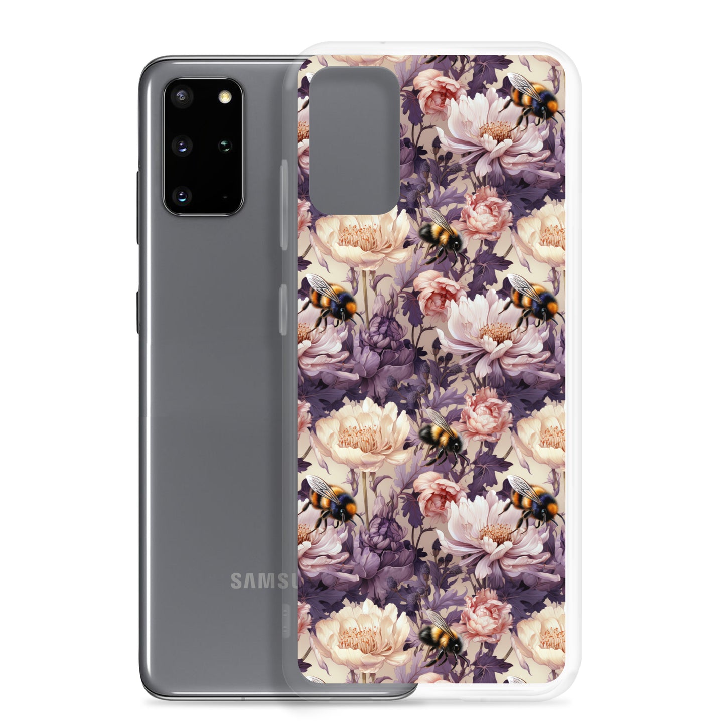 Clear Case for Samsung® Floral Bee #51