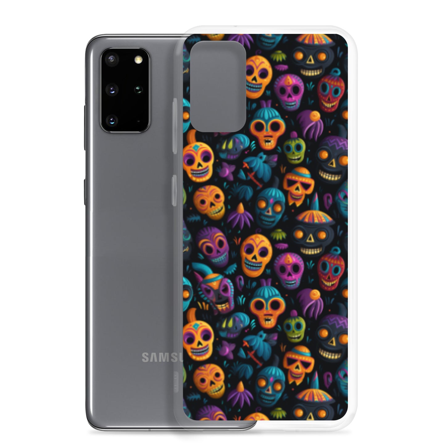 Clear Case for Samsung® Halloween Masks