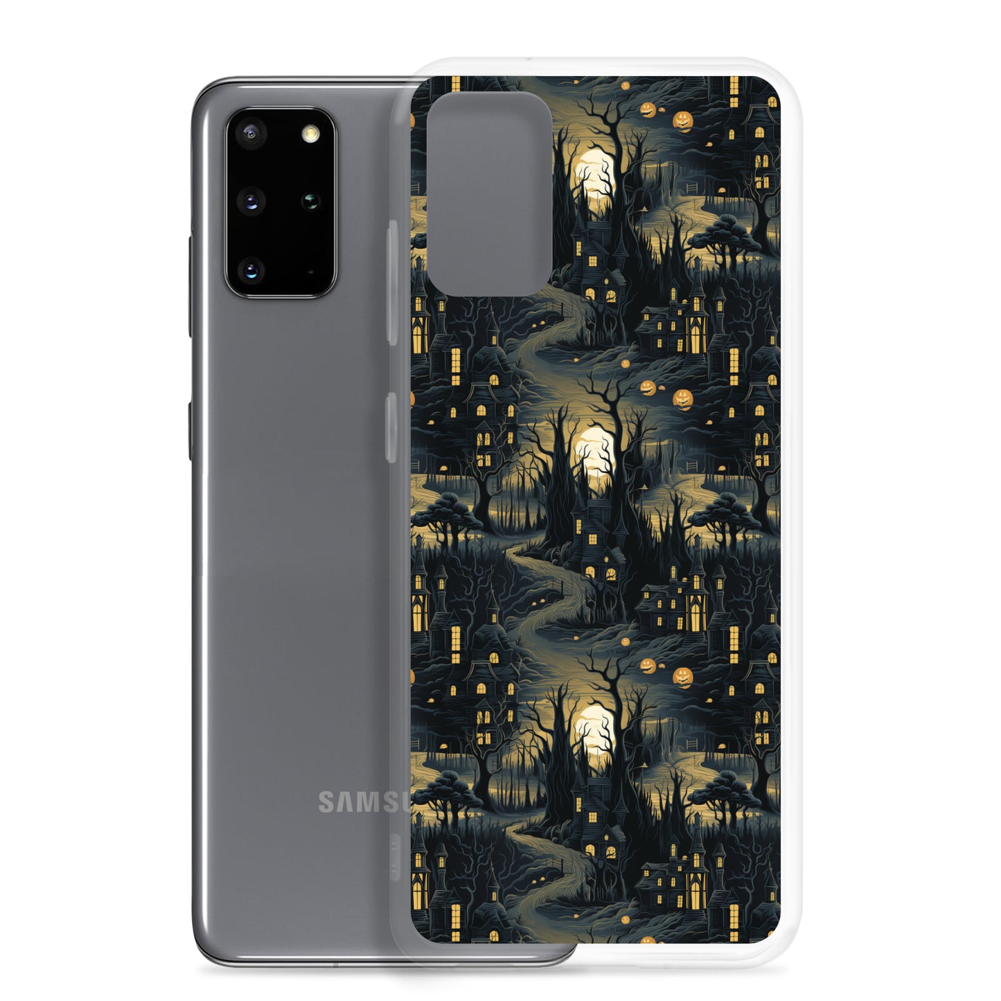 Clear Case for Samsung® Halloween Haunted House