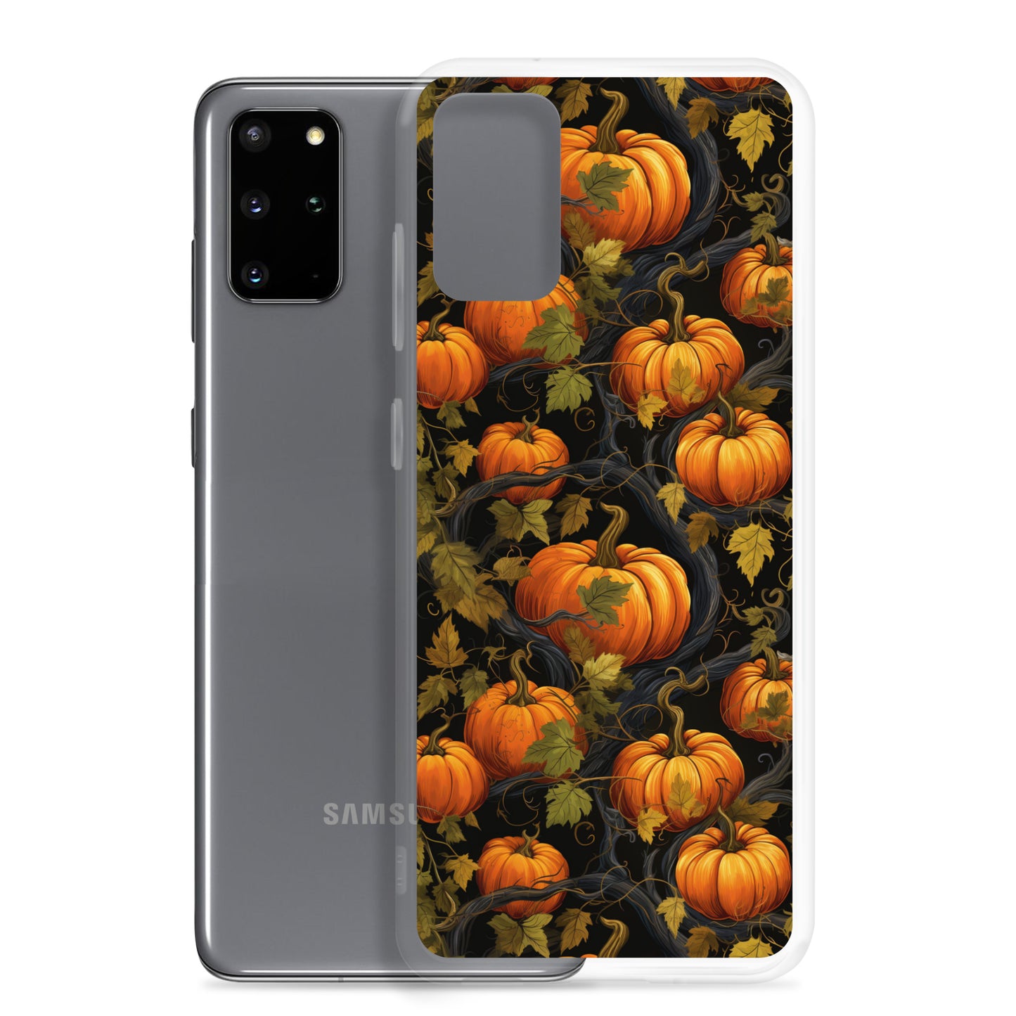 Clear Case for Samsung® Halloween Pumpkin Harvest