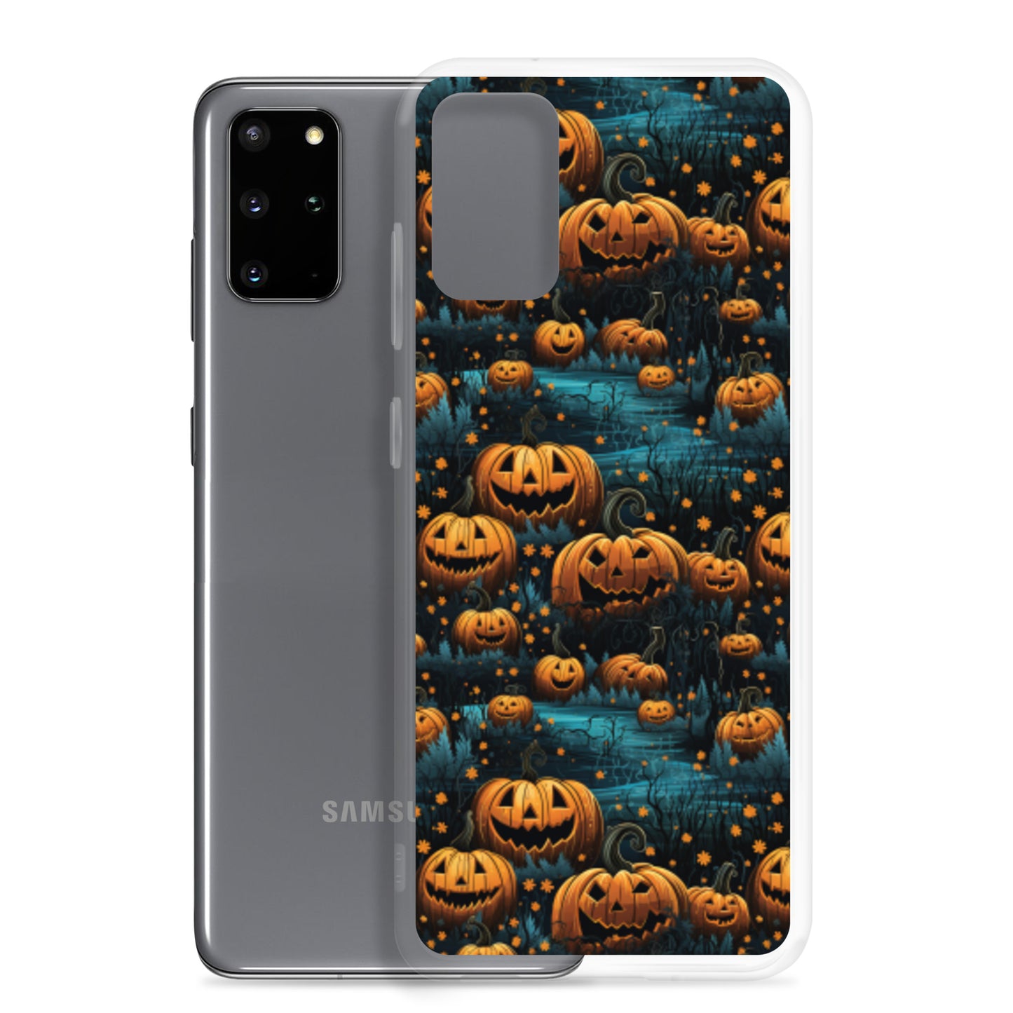 Clear Case for Samsung® Halloween Pumpkin Patch