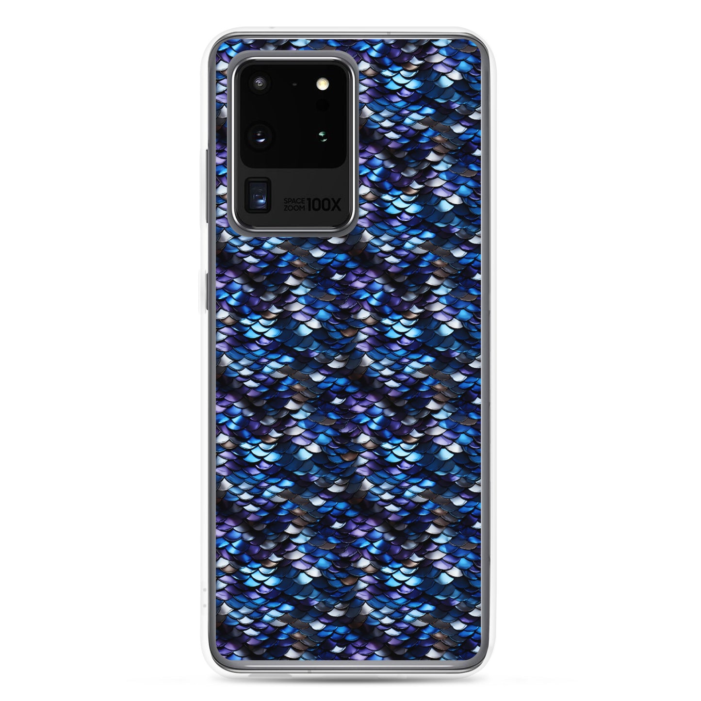 Clear Case for Samsung® Dragon Scale Blue