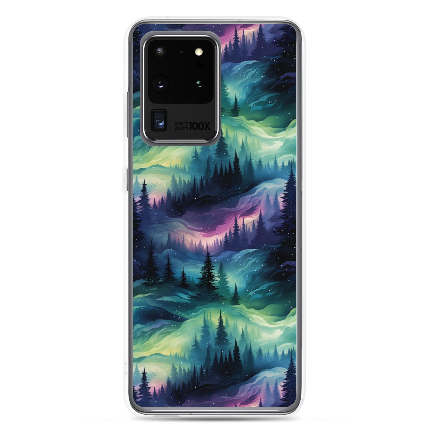 Clear Case for Samsung® Winter Fashion Northern Lights