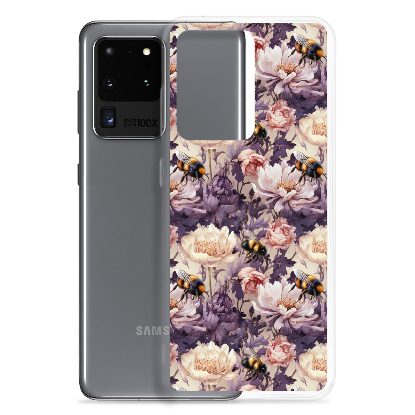 Clear Case for Samsung® Floral Bee #51
