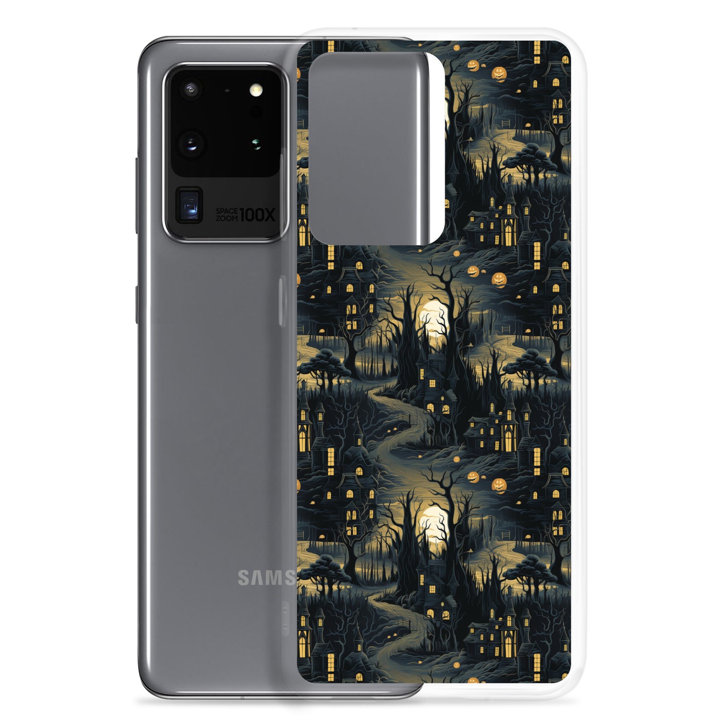 Clear Case for Samsung® Halloween Haunted House