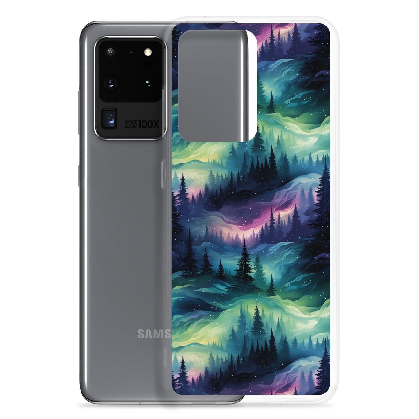 Clear Case for Samsung® Winter Fashion Northern Lights