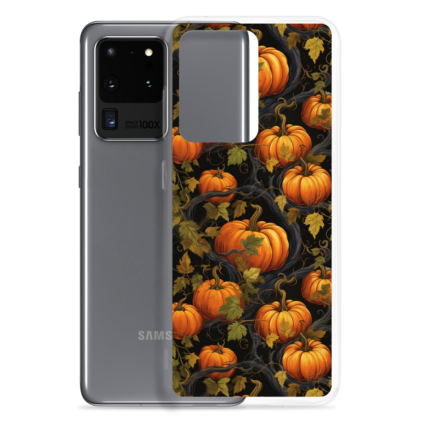 Clear Case for Samsung® Halloween Pumpkin Harvest