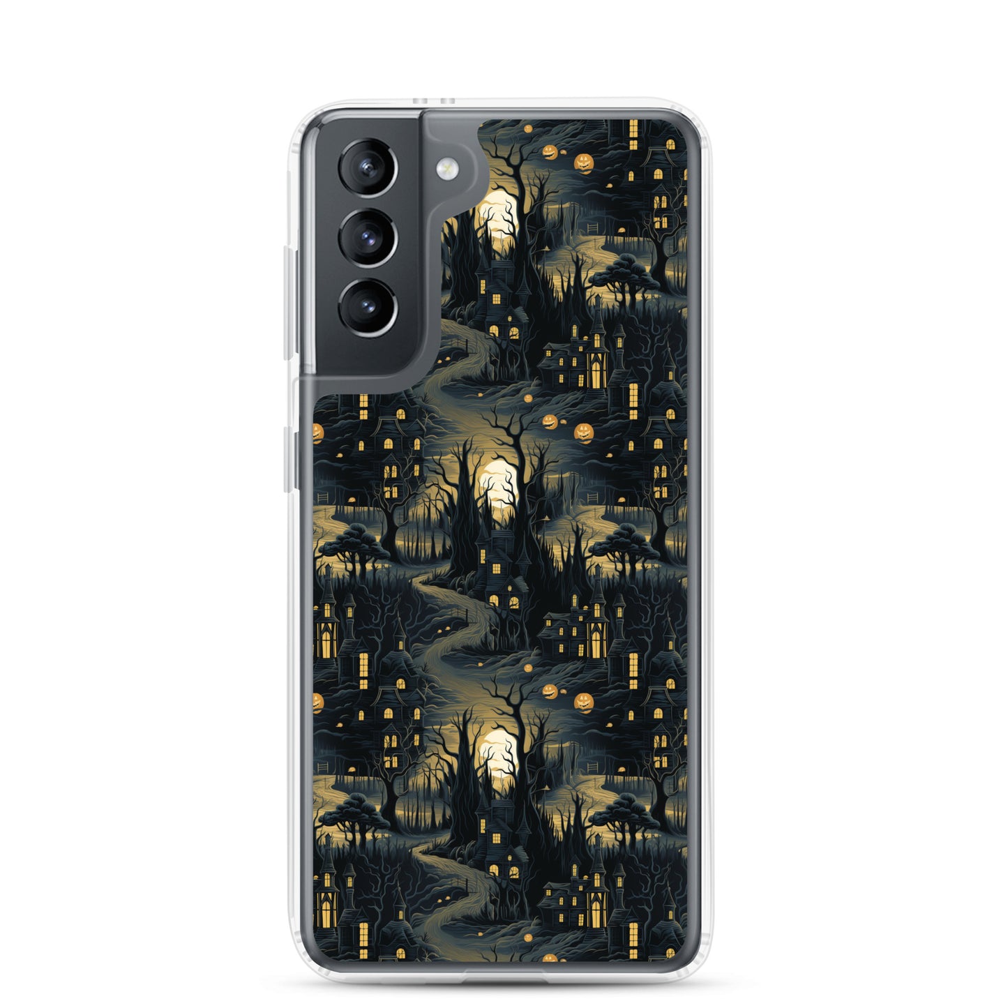Clear Case for Samsung® Halloween Haunted House