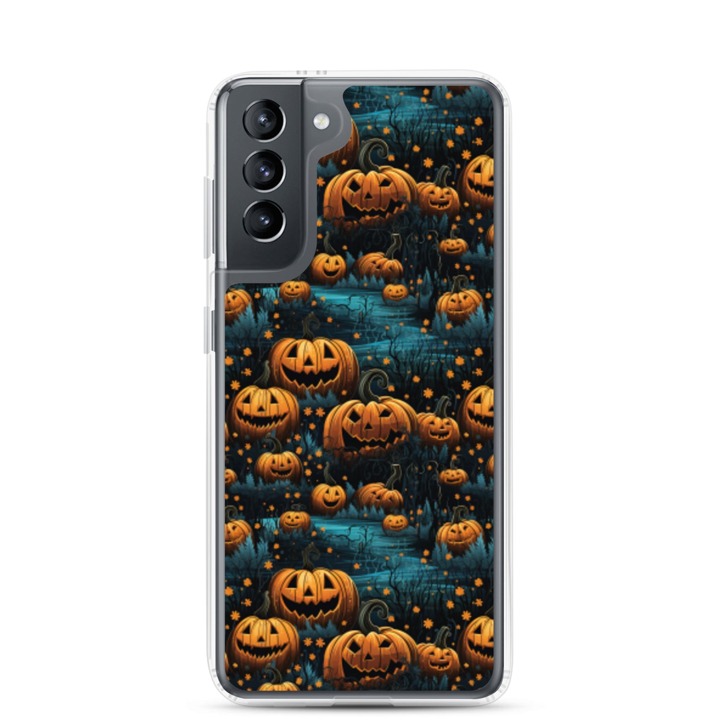 Clear Case for Samsung® Halloween Pumpkin Patch