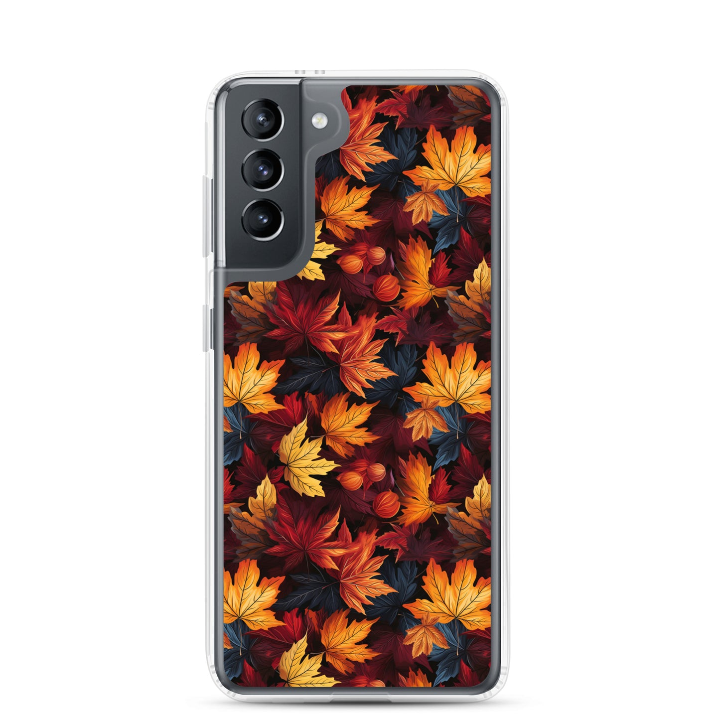 Clear Case for Samsung® Autumn Leaves Scatter