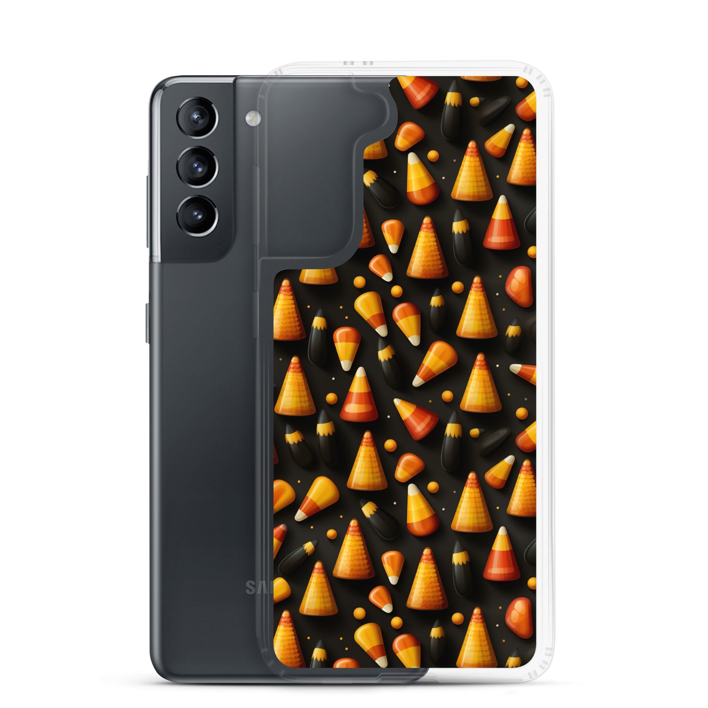 Clear Case for Samsung® Halloween Candy Corn #2