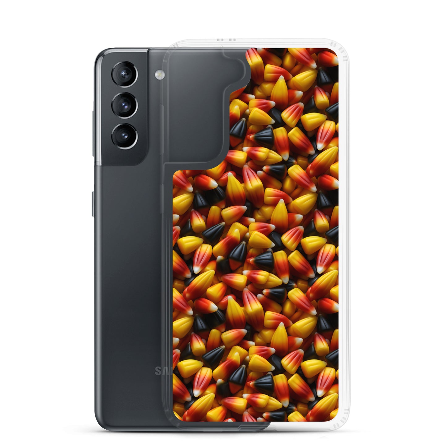 Clear Case for Samsung® Halloween Candy Corn #3