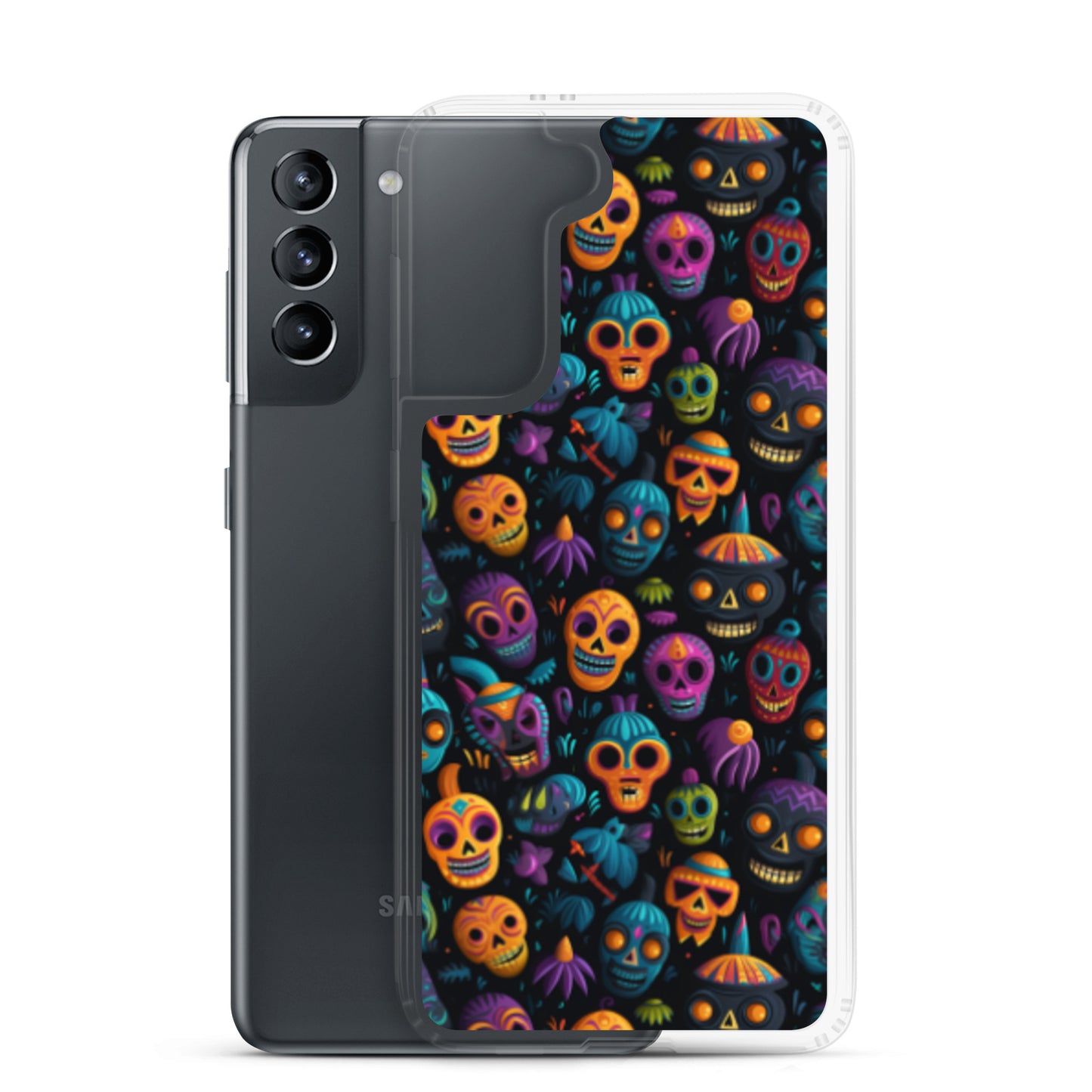 Clear Case for Samsung® Halloween Masks