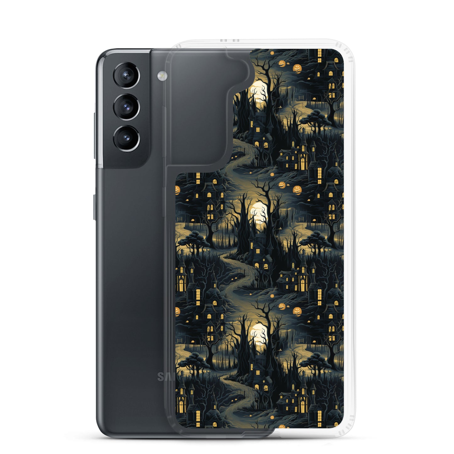 Clear Case for Samsung® Halloween Haunted House
