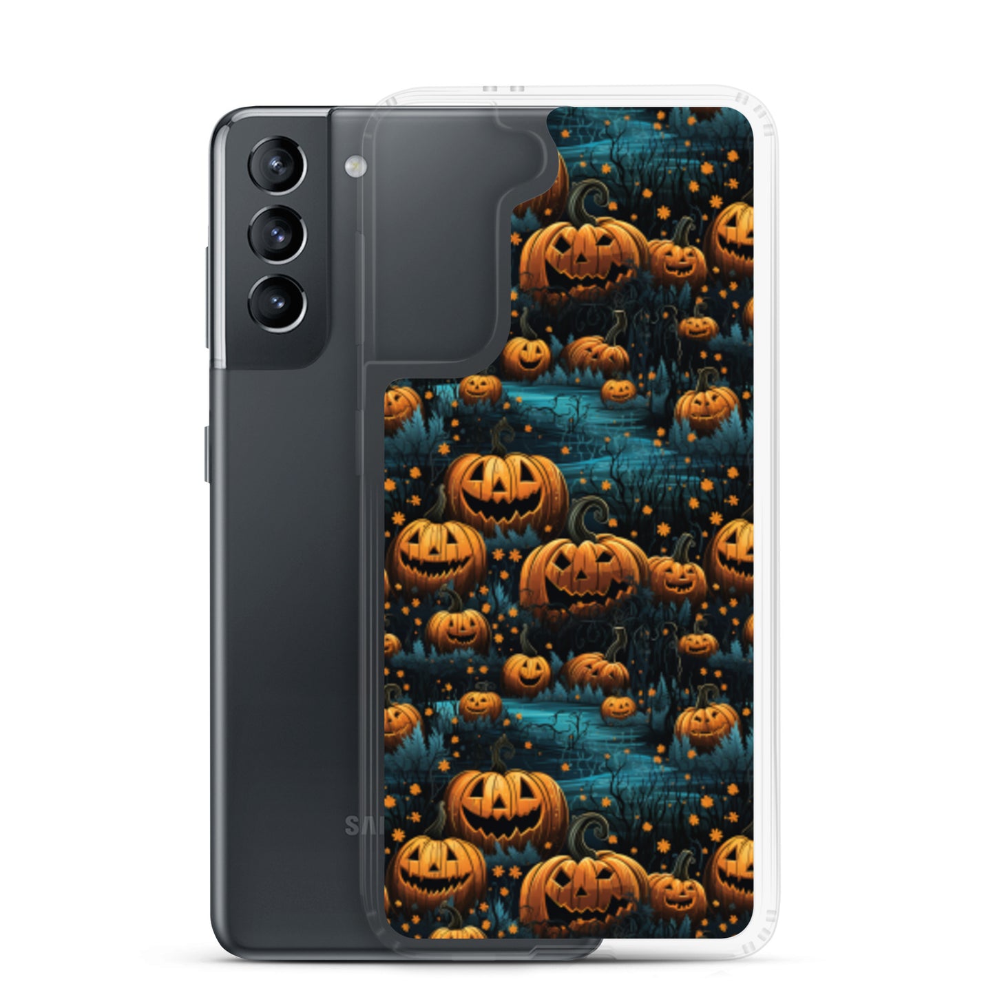 Clear Case for Samsung® Halloween Pumpkin Patch