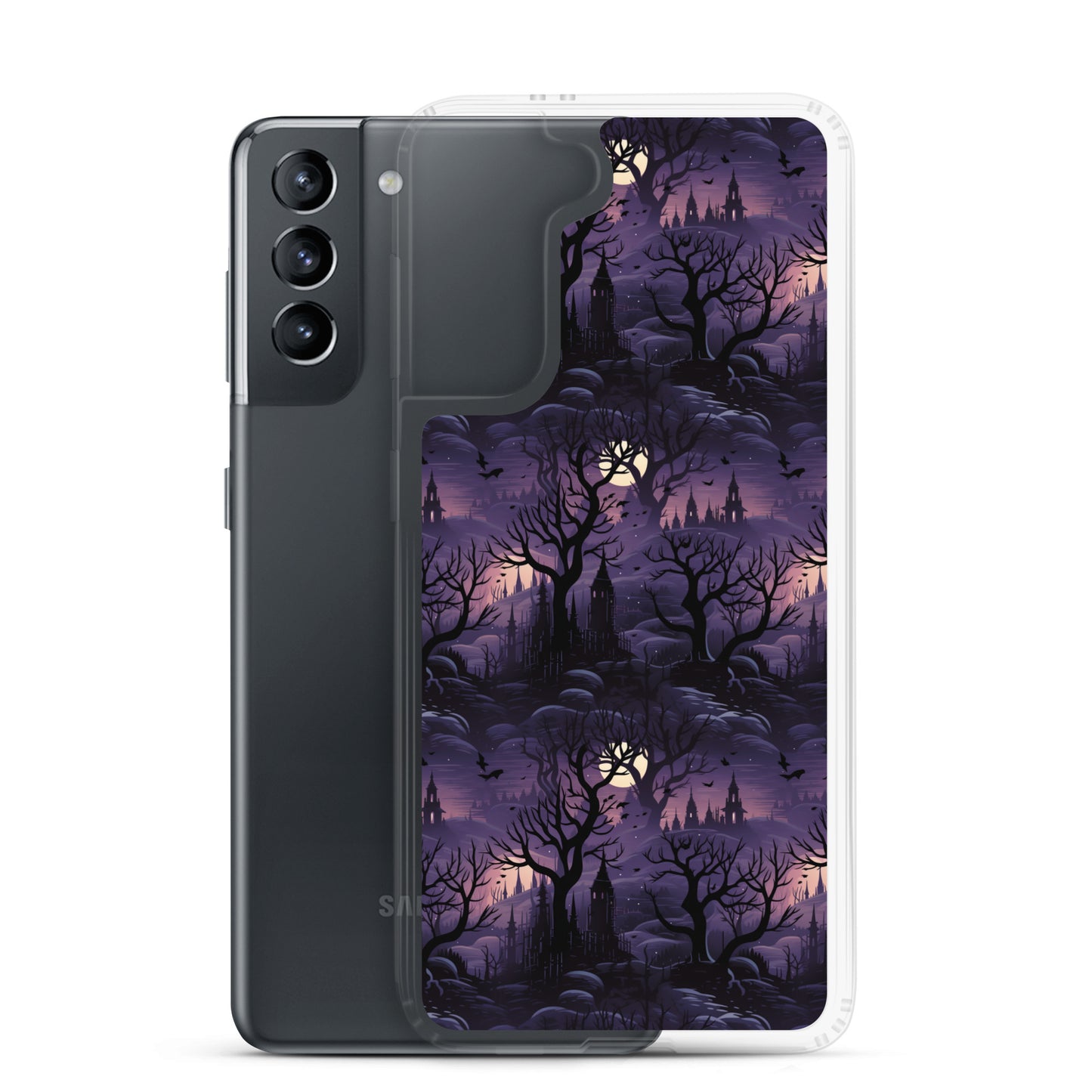 Clear Case for Samsung® Halloween Spooky Forest